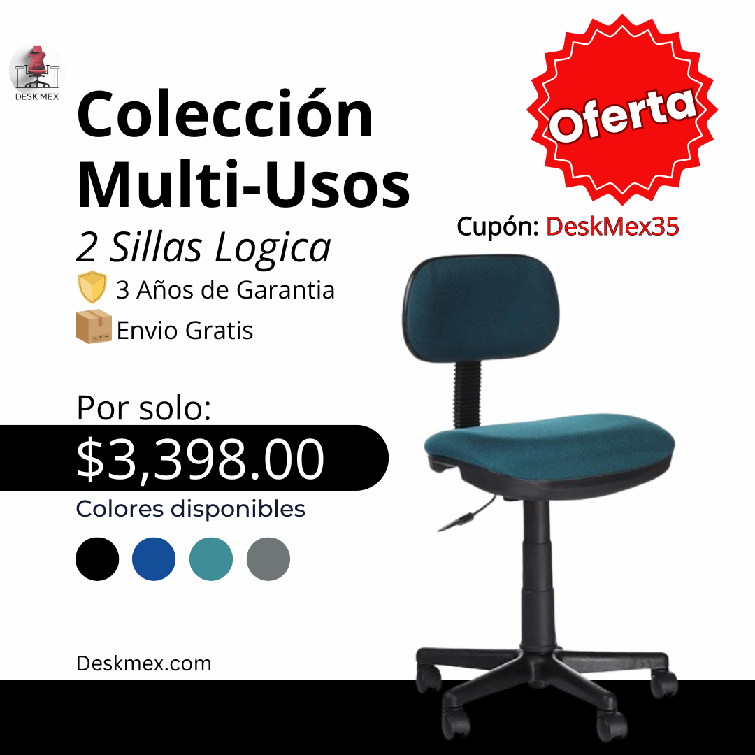 Paquete de 2 Sillas Logica